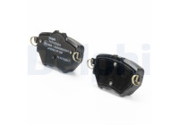 Brake Pad Set, disc brake LP2505 Delphi
