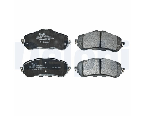 Brake Pad Set, disc brake LP2506 Delphi