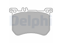 Brake Pad Set, disc brake LP2507 Delphi