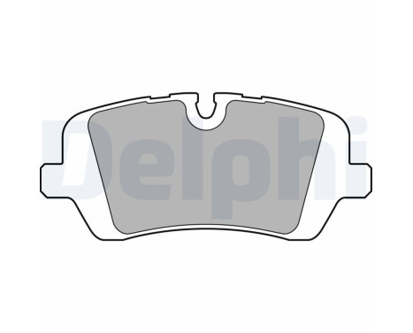 Brake Pad Set, disc brake LP2508 Delphi