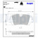 Brake Pad Set, disc brake LP2508 Delphi, Thumbnail 3