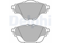 Brake Pad Set, disc brake LP2509 Delphi