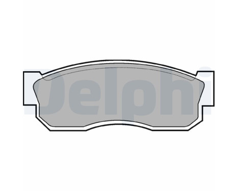 Brake Pad Set, disc brake LP261 Delphi