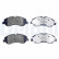 Brake pad set, disc brake LP2661LC Delphi, Thumbnail 3