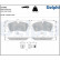 Brake Pad Set, disc brake LP2662 Delphi