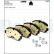 Brake Pad Set, disc brake LP2662 Delphi, Thumbnail 4