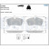 Brake Pad Set, disc brake LP2662 Delphi, Thumbnail 5