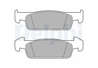 Brake Pad Set, disc brake LP2663 Delphi