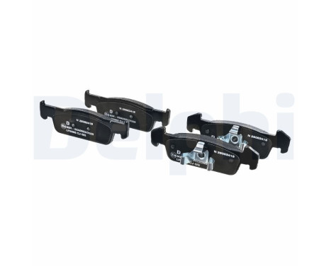 Brake Pad Set, disc brake LP2663 Delphi