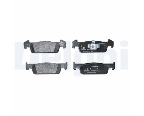 Brake Pad Set, disc brake LP2663 Delphi, Image 2
