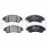 Brake Pad Set, disc brake LP2664 Delphi, Thumbnail 3