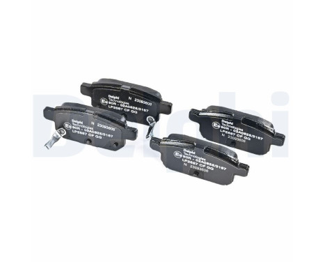 Brake Pad Set, disc brake LP2687 Delphi