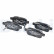 Brake Pad Set, disc brake LP2687 Delphi