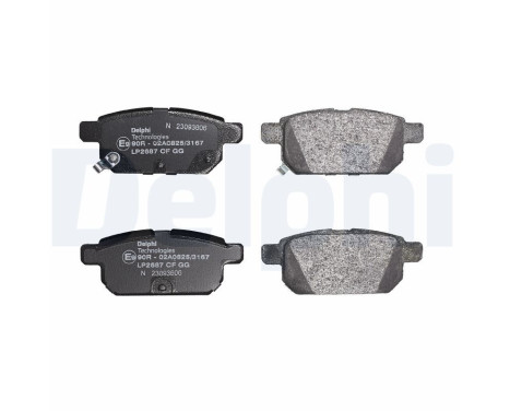 Brake Pad Set, disc brake LP2687 Delphi, Image 2