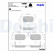Brake Pad Set, disc brake LP2687 Delphi, Thumbnail 3