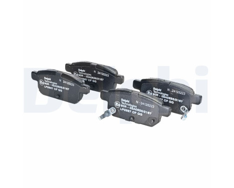 Brake Pad Set, disc brake LP2687 Delphi, Image 2