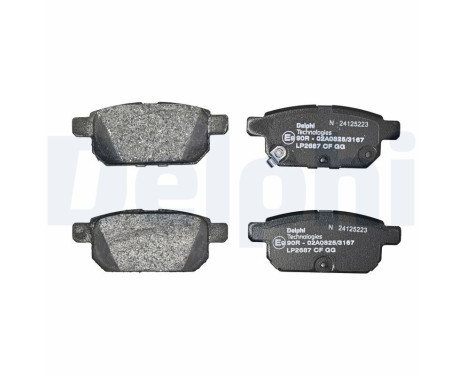 Brake Pad Set, disc brake LP2687 Delphi, Image 3
