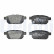 Brake Pad Set, disc brake LP2687 Delphi, Thumbnail 3