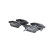 Brake Pad Set, disc brake LP2687 Delphi