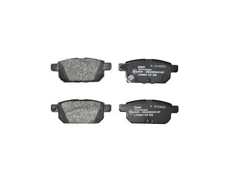 Brake Pad Set, disc brake LP2687 Delphi, Image 2