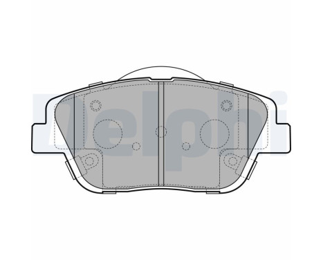 Brake Pad Set, disc brake LP2688 Delphi