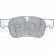 Brake Pad Set, disc brake LP2689 Delphi