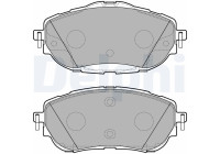 Brake Pad Set, disc brake LP2691 Delphi