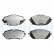 Brake Pad Set, disc brake LP2691 Delphi