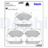 Brake Pad Set, disc brake LP2691 Delphi, Thumbnail 3