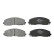 Brake Pad Set, disc brake LP2694 Delphi, Thumbnail 3