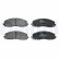 Brake Pad Set, disc brake LP2694 Delphi, Thumbnail 2