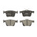 Brake pad set, disc brake LP2697 Delphi