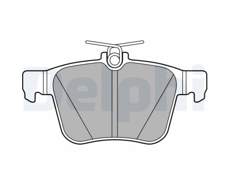 Brake pad set, disc brake LP2697 Delphi, Image 2