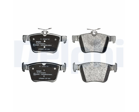 Brake pad set, disc brake LP2697 Delphi, Image 2