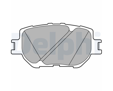 Brake Pad Set, disc brake LP2699 Delphi