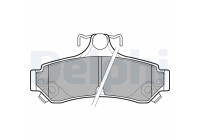 Brake Pad Set, disc brake LP2700 Delphi