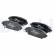 Brake Pad Set, disc brake LP2701 Delphi