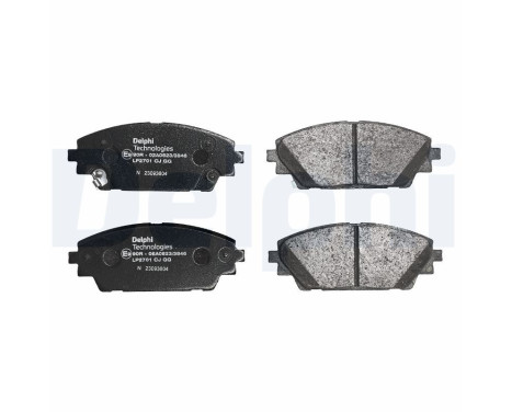 Brake Pad Set, disc brake LP2701 Delphi, Image 2