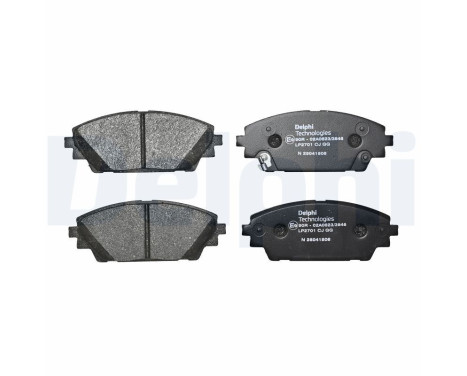 Brake Pad Set, disc brake LP2701 Delphi, Image 3