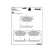 Brake Pad Set, disc brake LP2701 Delphi, Thumbnail 3