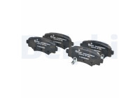 Brake Pad Set, disc brake LP2702 Delphi