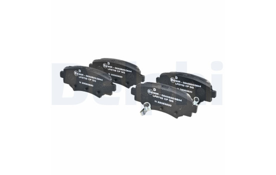 Brake Pad Set, disc brake LP2702 Delphi