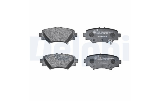Brake Pad Set, disc brake LP2702 Delphi, Image 2