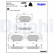 Brake Pad Set, disc brake LP2702 Delphi, Thumbnail 3