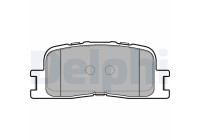 Brake Pad Set, disc brake LP2703 Delphi