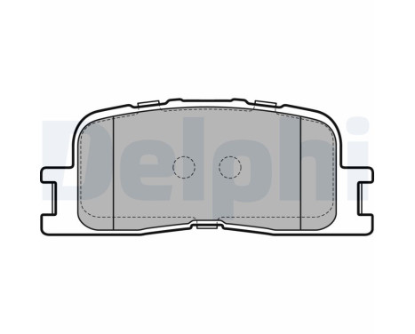 Brake Pad Set, disc brake LP2703 Delphi