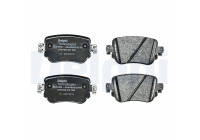 Brake Pad Set, disc brake LP2709 Delphi