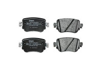 Brake Pad Set, disc brake LP2709 Delphi