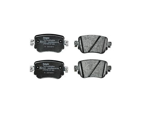 Brake Pad Set, disc brake LP2709 Delphi