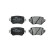 Brake Pad Set, disc brake LP2709 Delphi